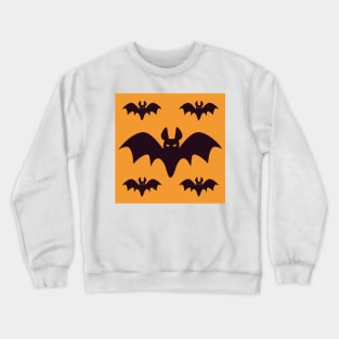 Yellow bat t shirt design Crewneck Sweatshirt